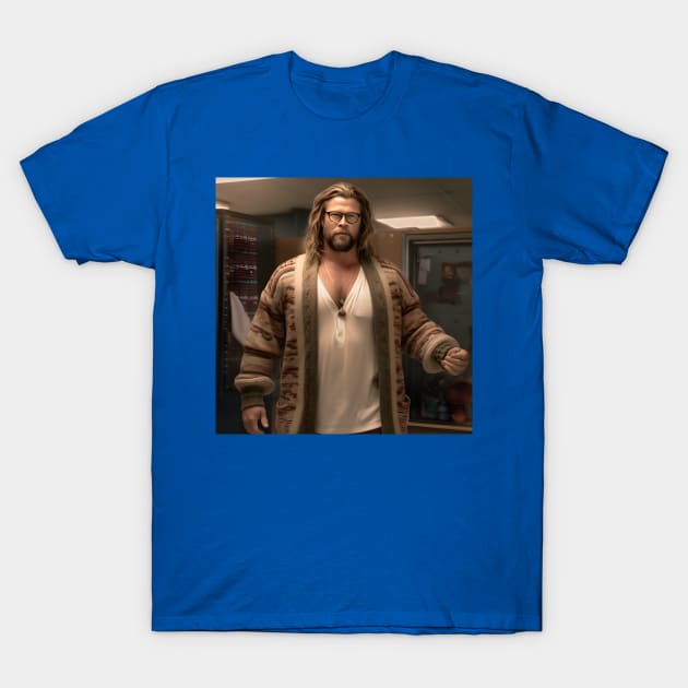 Fat Thor Dude T-Shirt by Grassroots Green